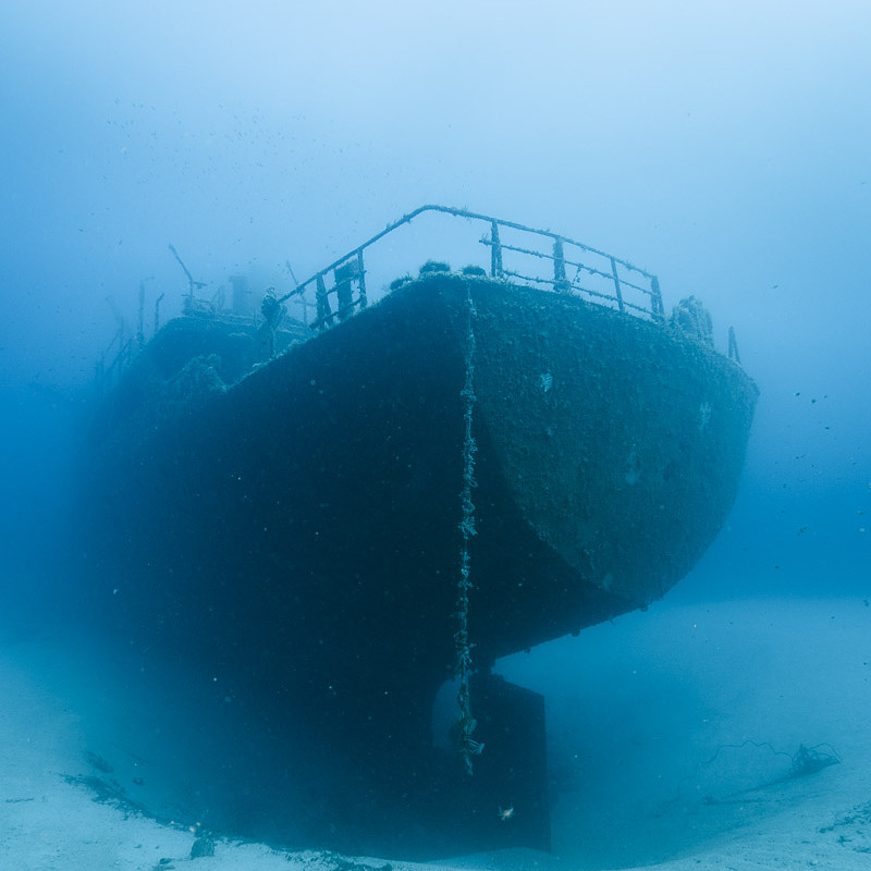 The stern of Um El Faroud