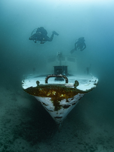 P33 patrol boat wreck