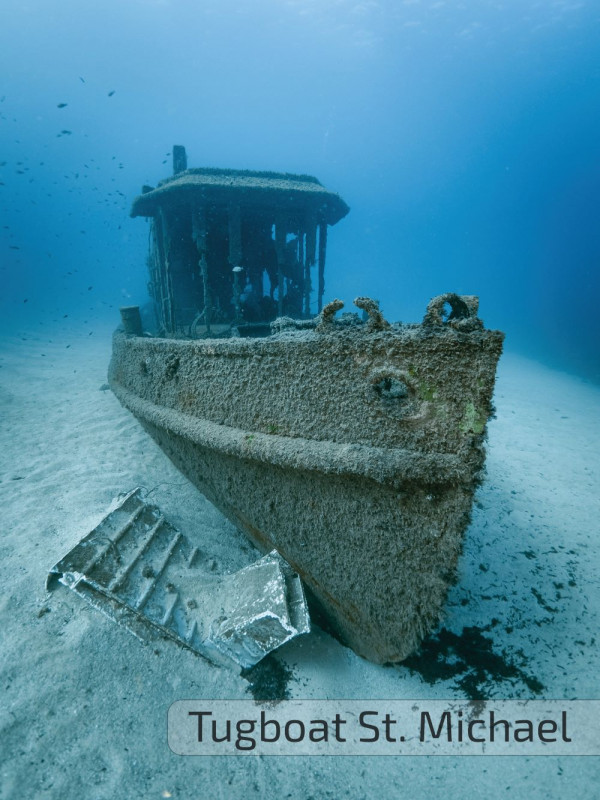 Tugboat St. Michael postcard