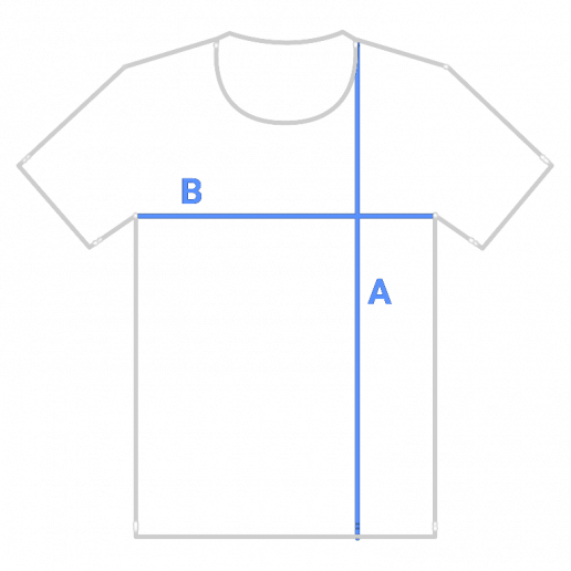 Underwater t-shirt chart size